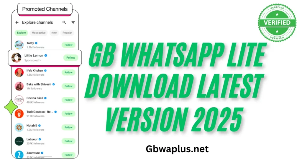 GB WhatsApp Lite
