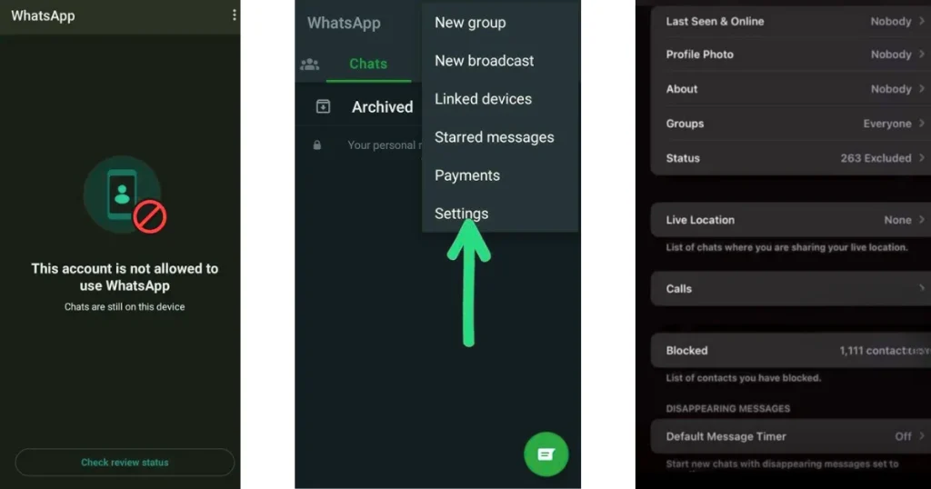 MB WhatsApp Features Screen Shot