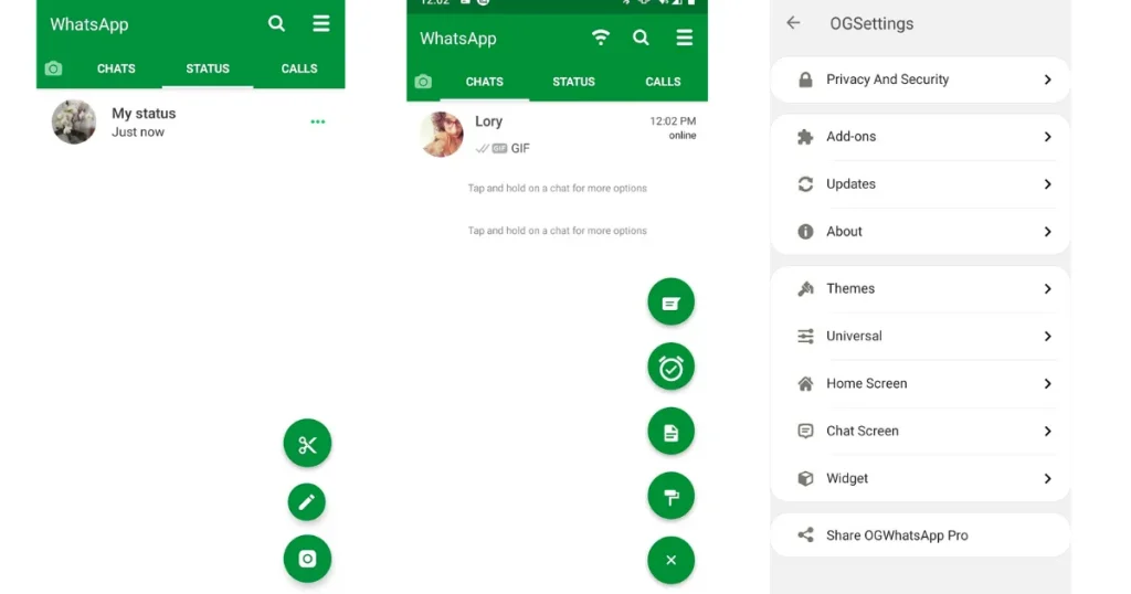 OG WhatsApp Privacy Emoji and Stutus Hide Features