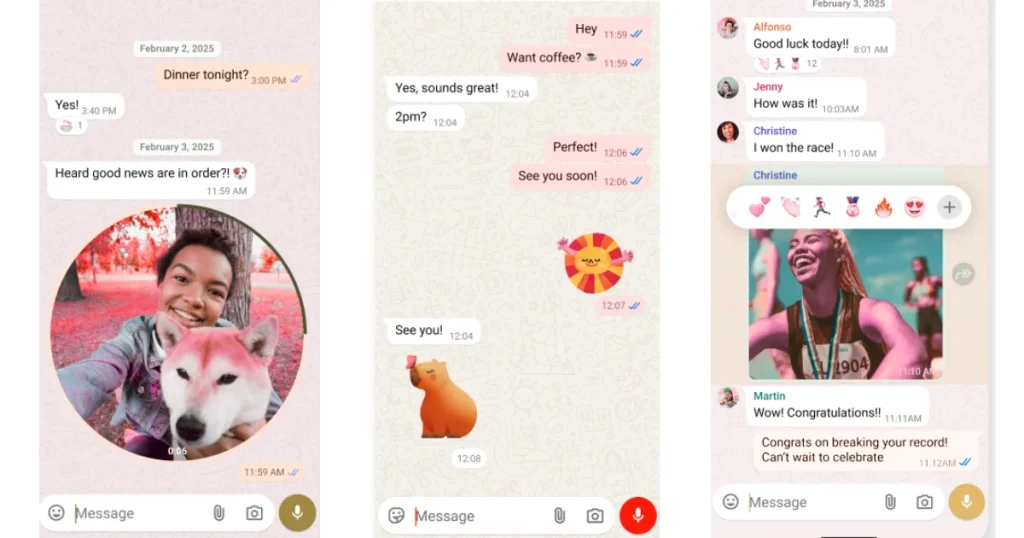 Red WhatsApp Feature Screen Shot