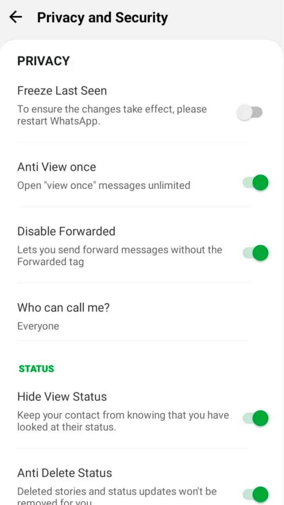 WhatsApp Plus Anti-Delete Messages Feature